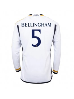 Real Madrid Jude Bellingham #5 Replika Hemmakläder 2023-24 Långärmad
